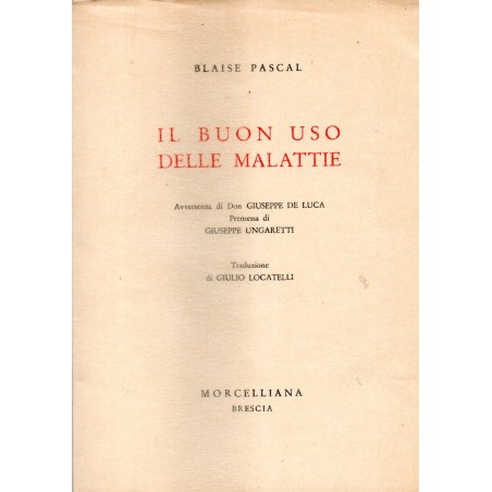 Il buon uso delle malattie