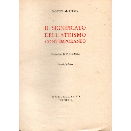 Il significato dell'ateismo contemporaneo