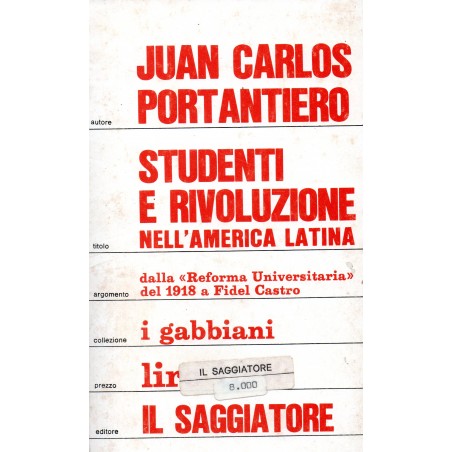 Studenti e rivoluzione nell'America latina