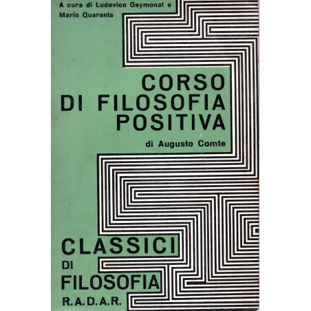 Corso di filosofia positiva