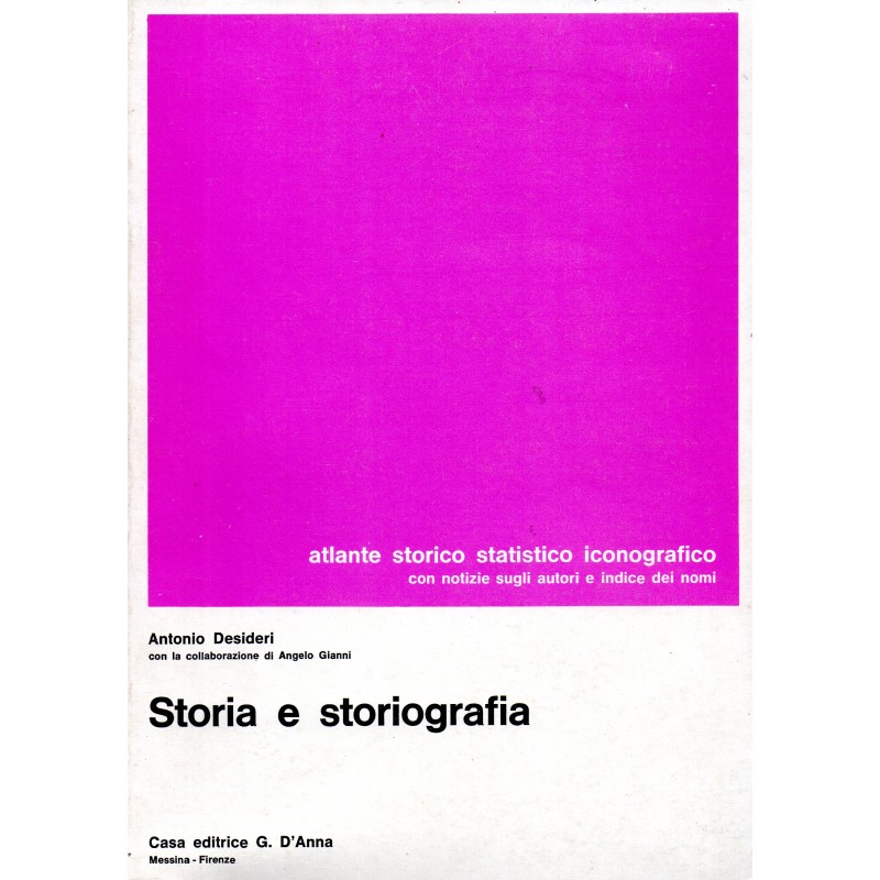 Storia e storiografia