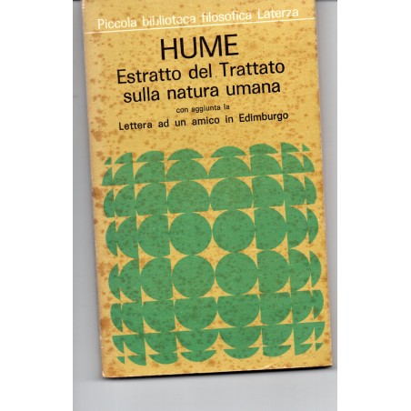 Estratto del Trattato sulla natura umana