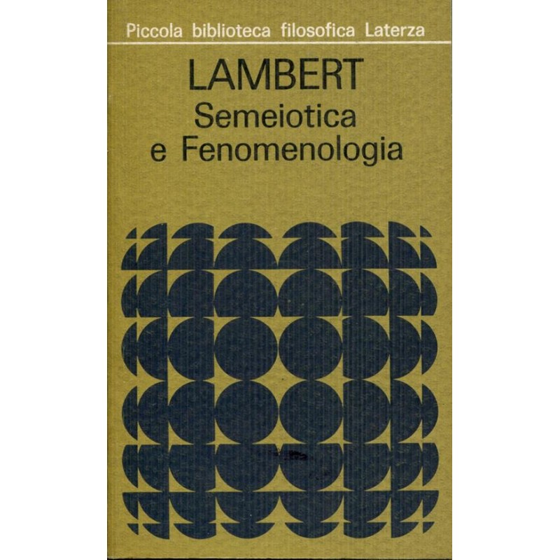 Semeiotica e Fenomenologia. Antologia a cura di Raffaele Ciafardone