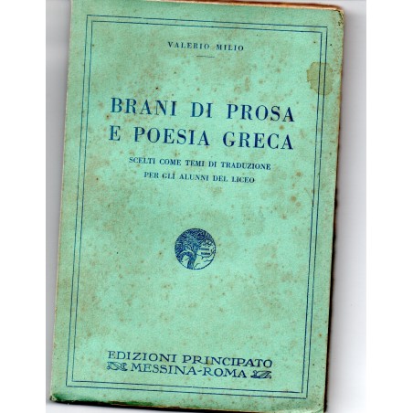 Brani di prosa e poesia greca
