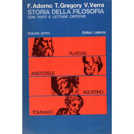 Storia della filosofia volume primo