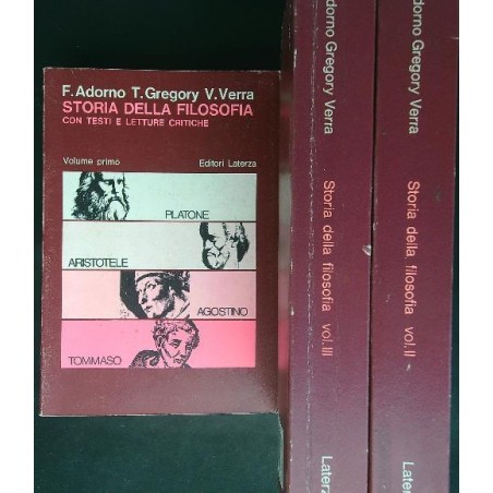 Storia della filosofia 3 volumi
