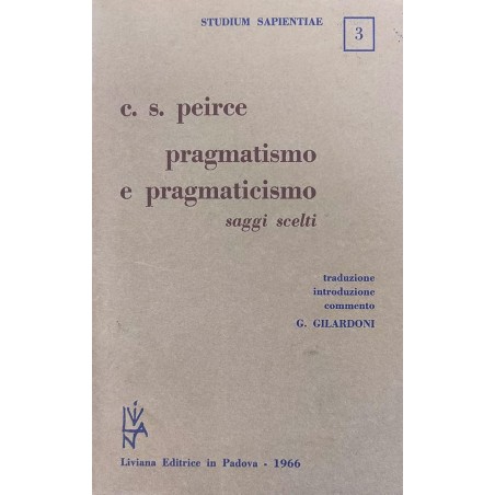 Pragmatismo e pragmaticismo