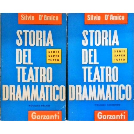 Storia del teatro drammatico - due volumi