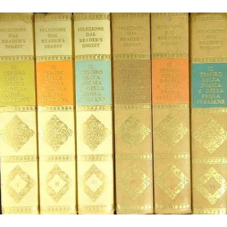 Il tesoro della poesia e della prosa italiane. 6 voll