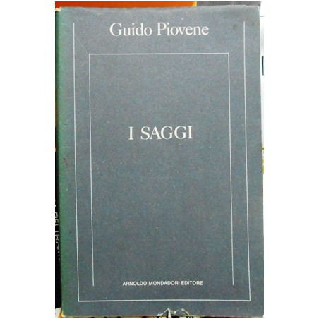 Guido Piovene - I saggi volume I