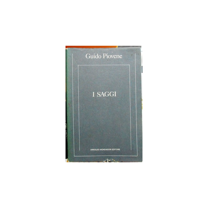 Guido Piovene - I saggi volume I