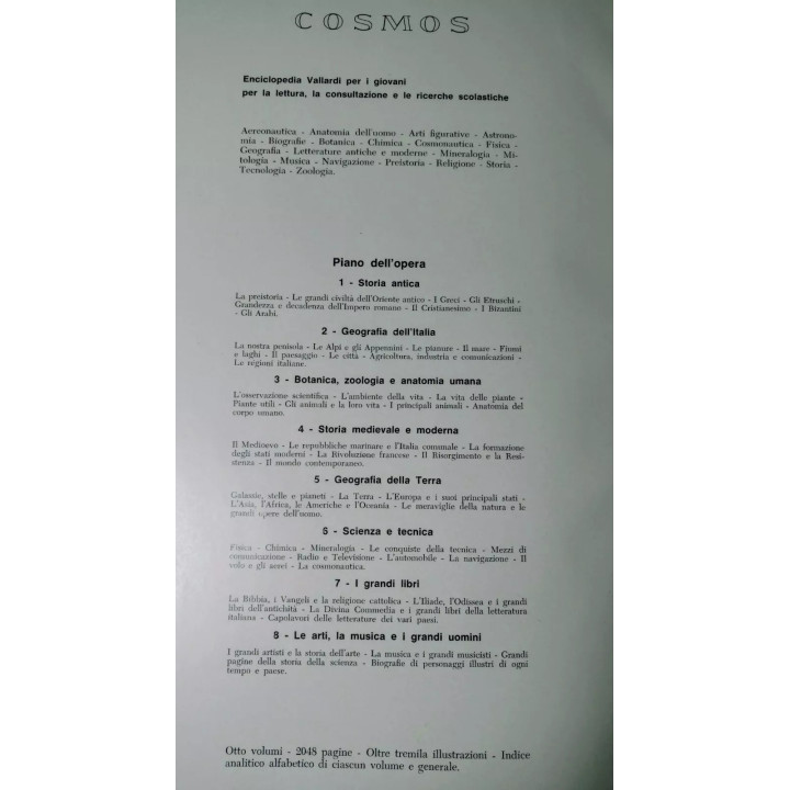 Cosmos. Enciclopedia Vallardi per i giovani. 8 volumi