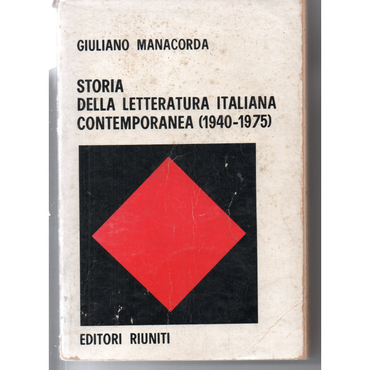 Storia della letteratura italiana contemporanea (1940-1975)