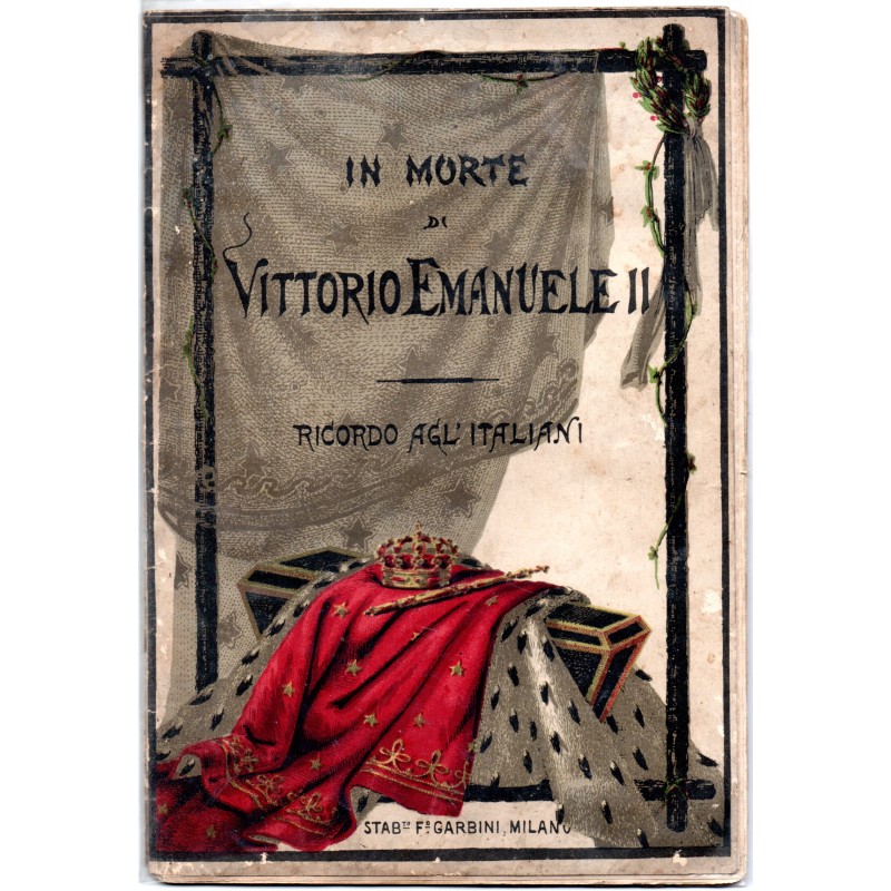 In morte di Vittorio Emmanuele II - ricordo agl'italiani
